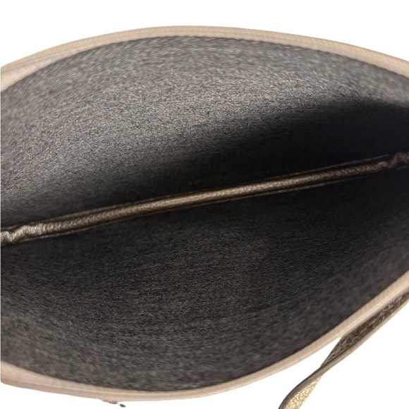 MCM Black Silver Wristlet Luxury Travel Simple Minimalist Whimsigoth Mini - Picture 4 of 9